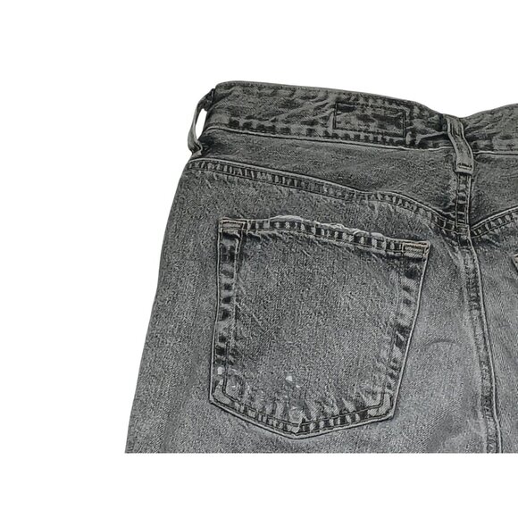 AG Alexxis Crop Jeans Womens 29 Gray High Rise‎ Vintage Slim Distressed Denim - Picture 9 of 11
